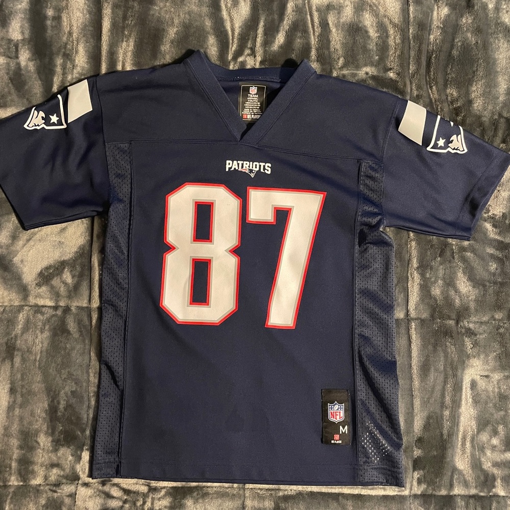 NFL youth New England Patriots football jersey